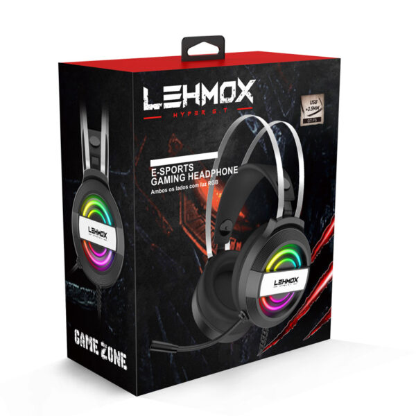 Headphone E-Sports Gaming RGB - GT-F5 - Image 5